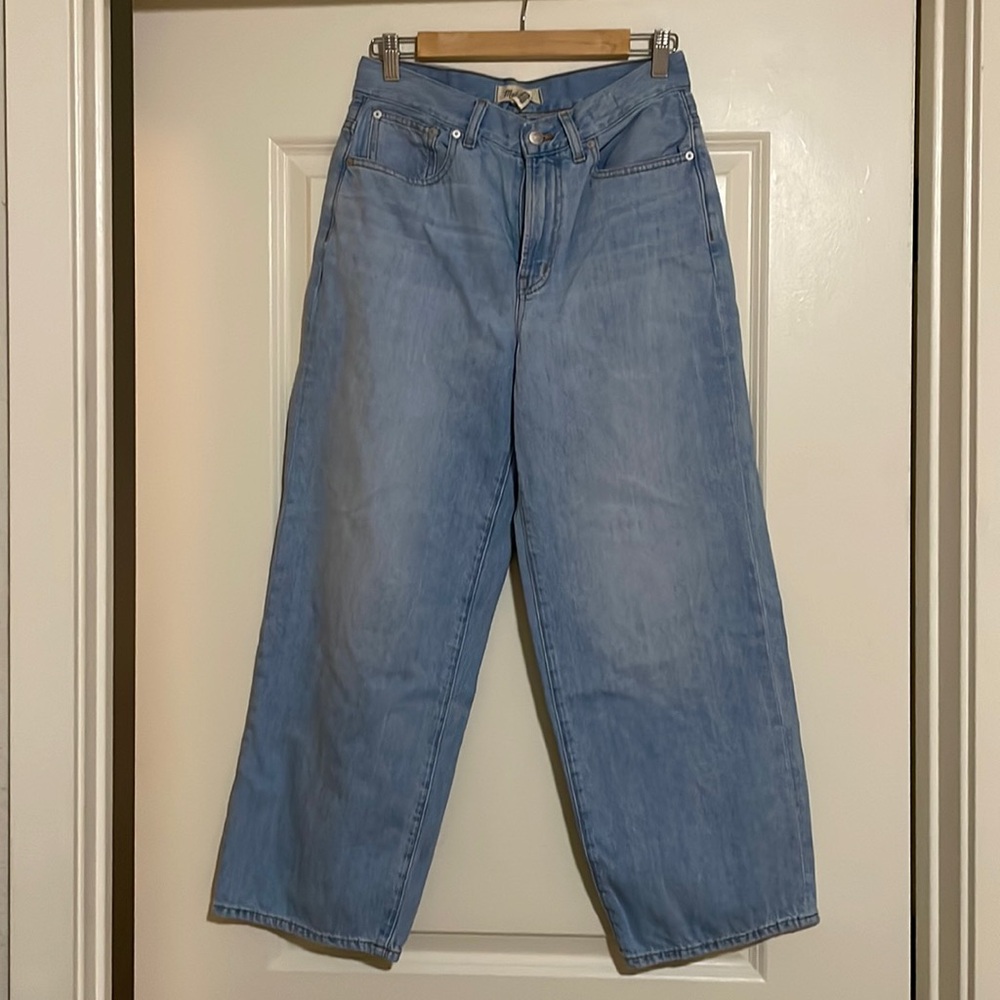 Madewell perfect vintage wide leg crop Jean